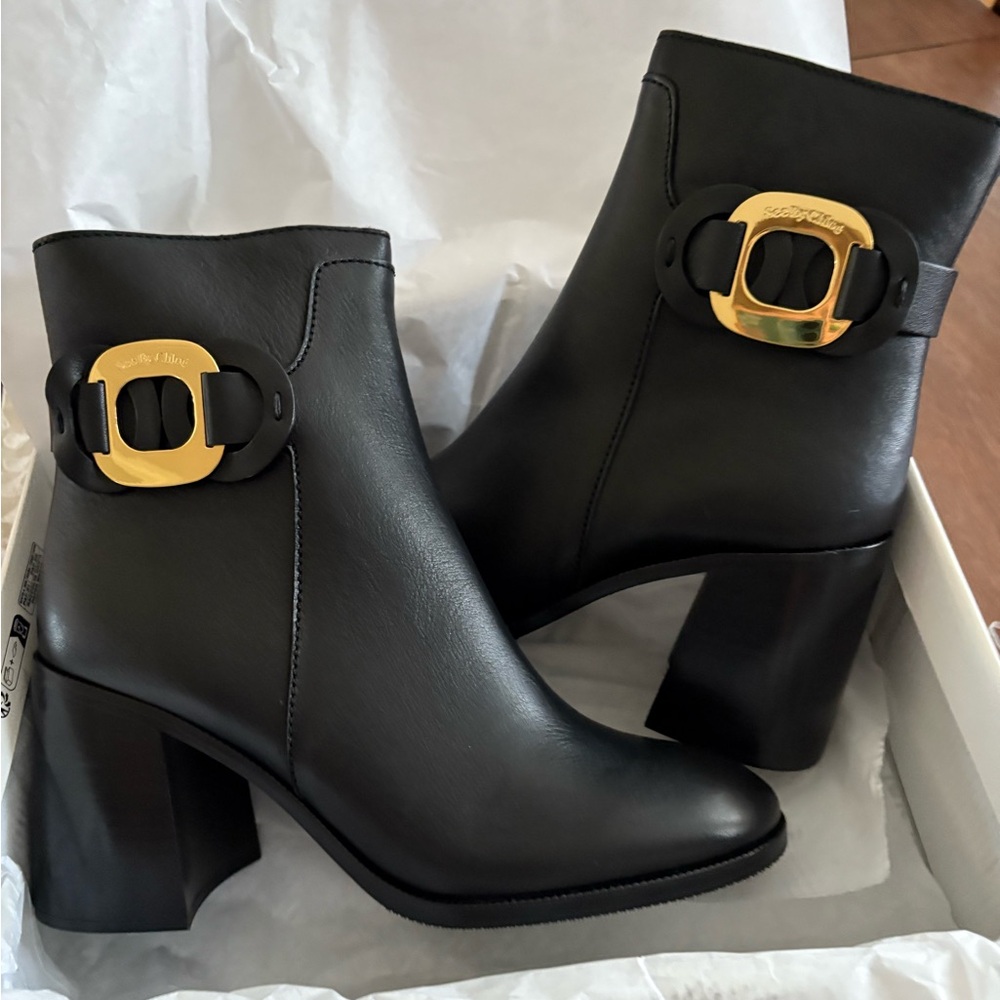 See By Chloe Ankle Boot Black Footwear